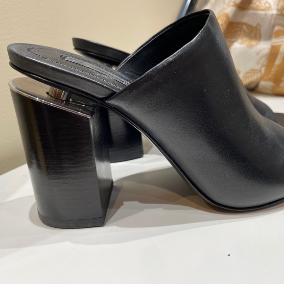 Alexander Wang chunky heels sandals block-heels Mule sandals - Picture 2 of 10